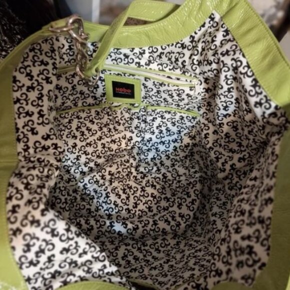 HOBO International Lime Green Designer Hobo Bag - Picture 7 of 8